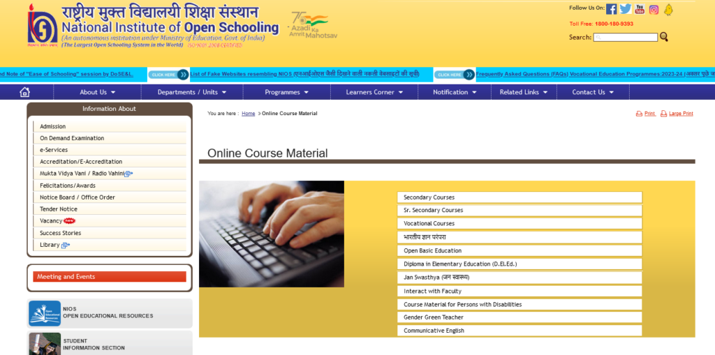 NIOS Board Syllabus