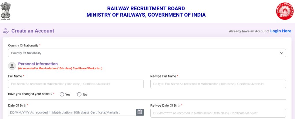 RPF Constable Exam Date