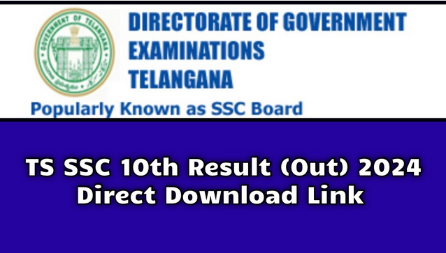 SSC Result 2024 Telangana