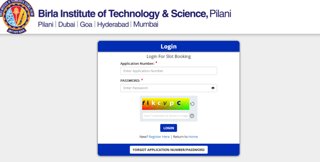 BITS Pilani Exam Date