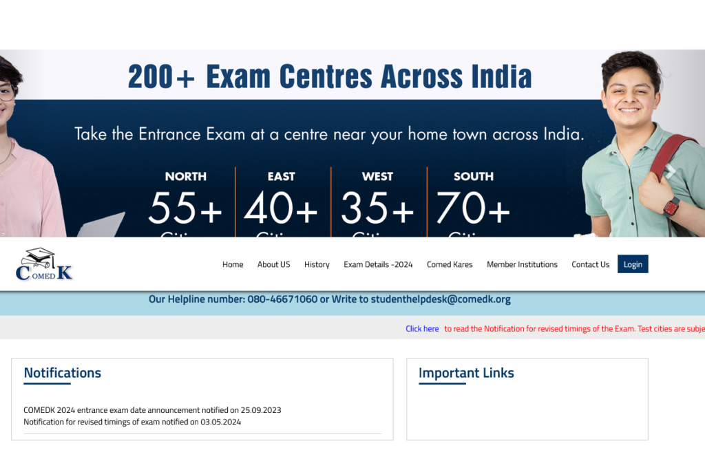 COMEDK Exam Date